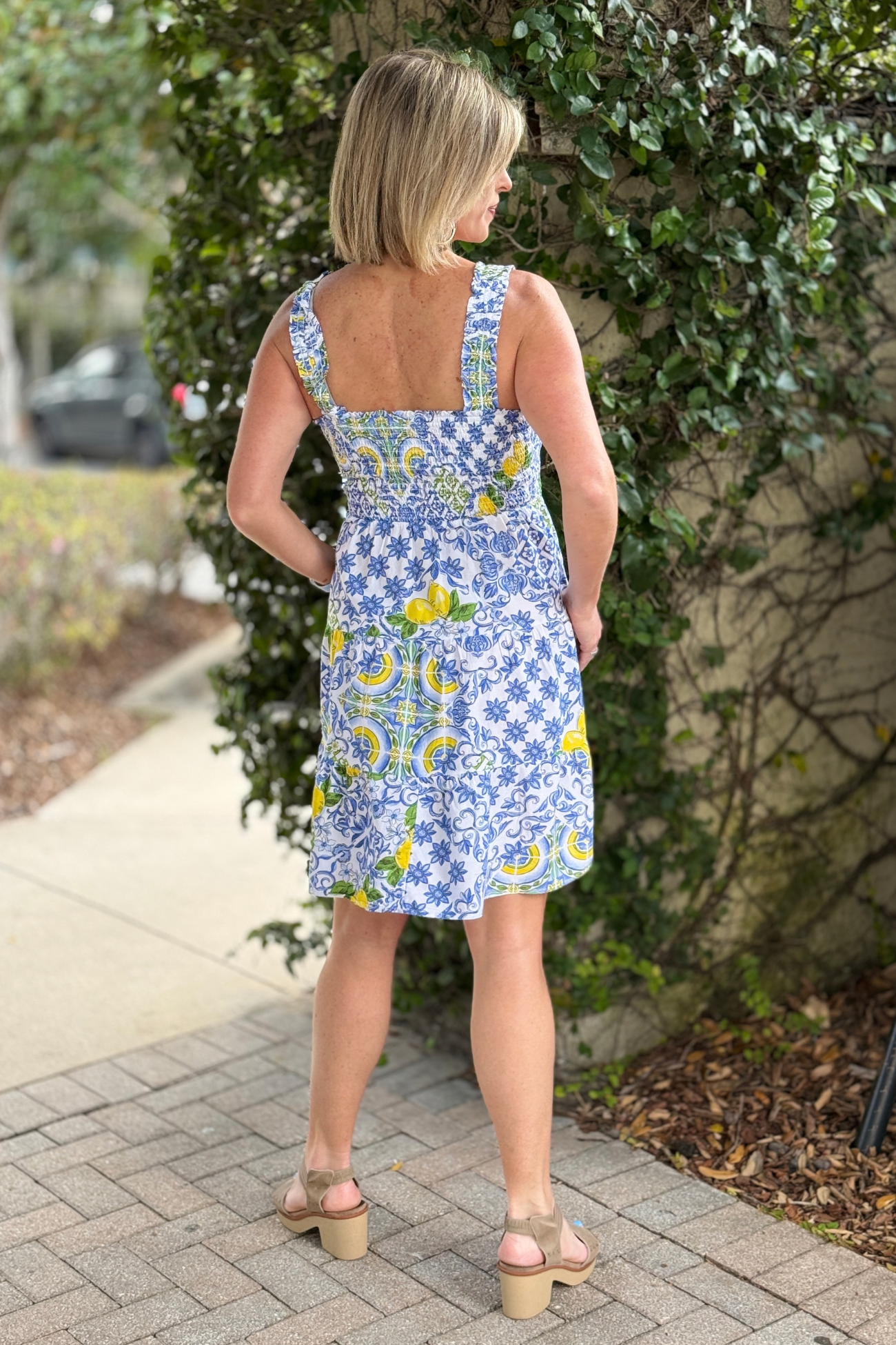Alice Lemon Zest Tiered Sundress